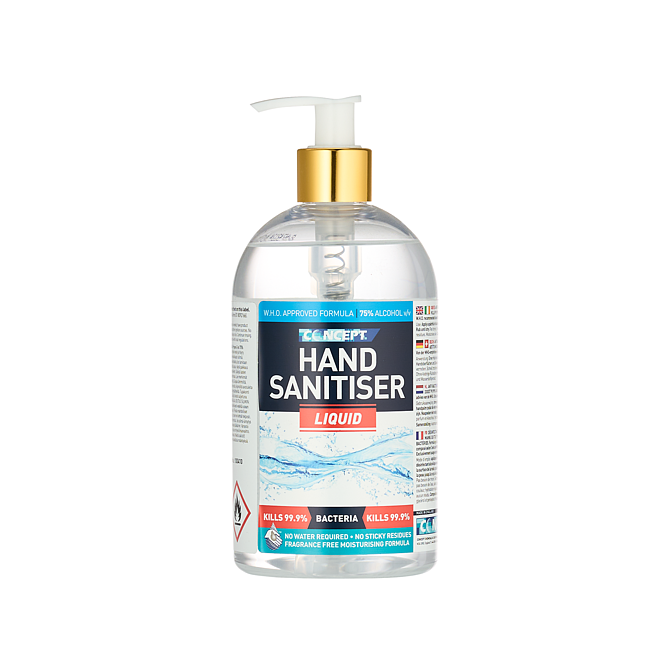 Flüssige Handdesinfektion