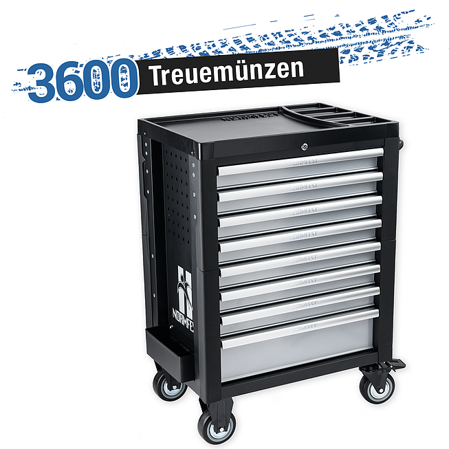 Normfest Werkstattwagen Standard schwarz