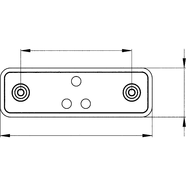 LED-Begrenzungsleuchte Rückstrahler