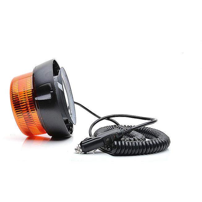 LED RUNDUMLEUCHTE ORANGE MAGNETFUß ZIGARETTENANZÜNDER BUCHSE 12/24V