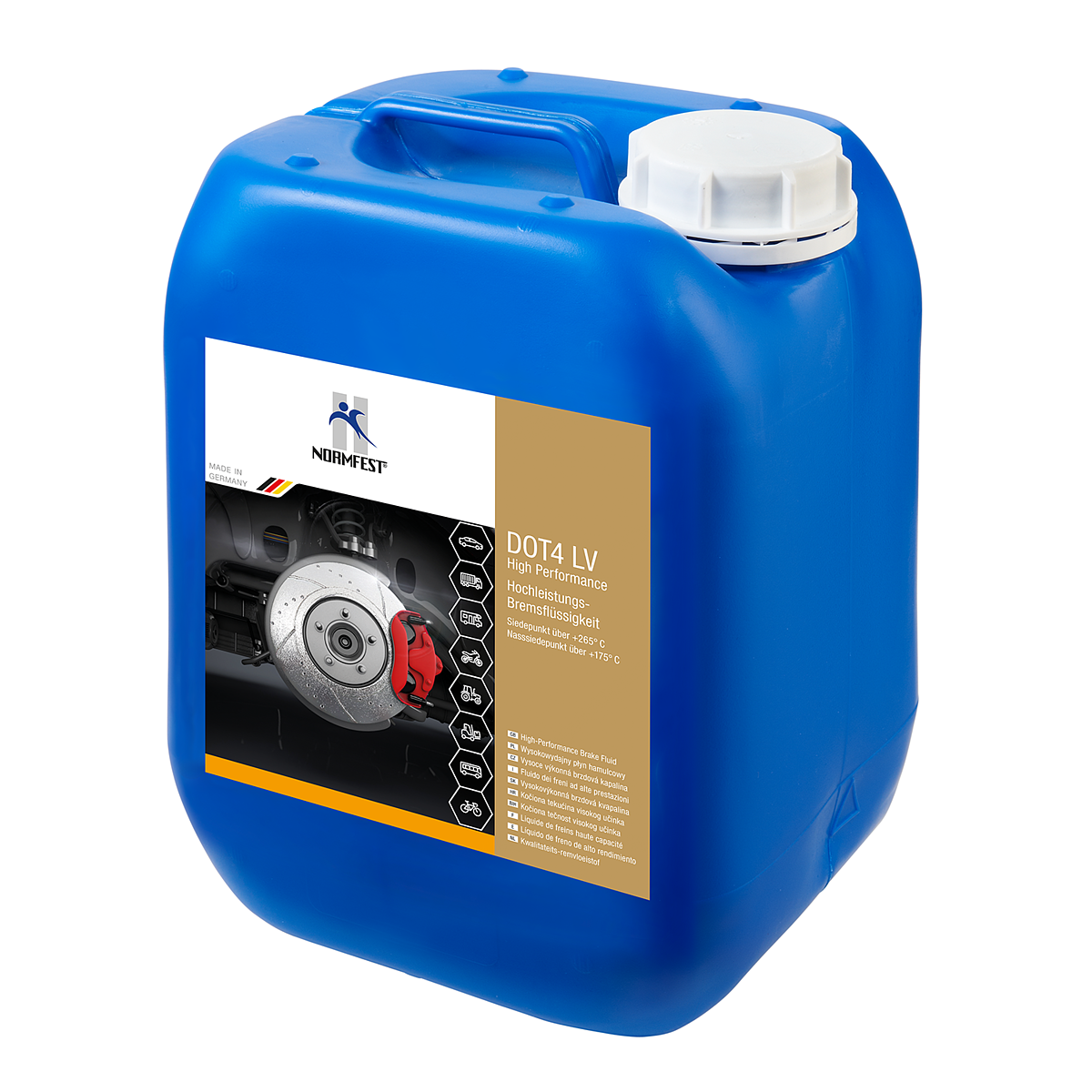 Hochleistungs-Bremsflüssigkeit DOT 4 LV High Performance