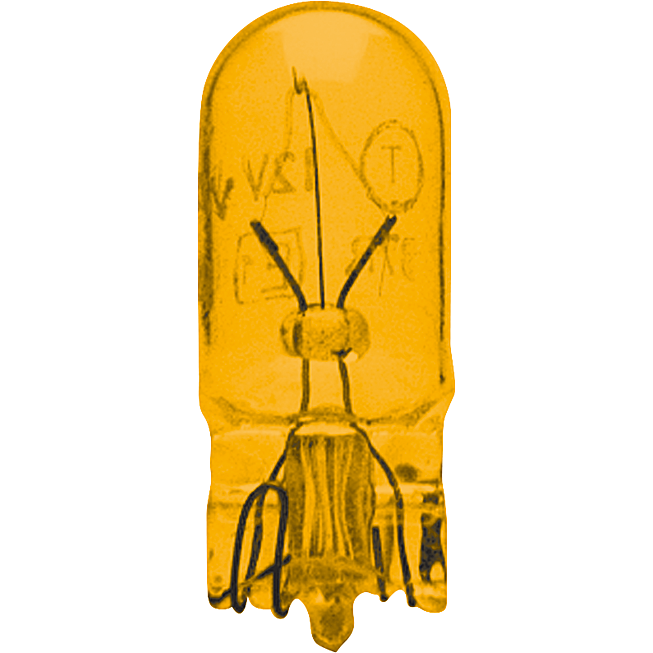 12V 5W Glassockellampe amber/gelb