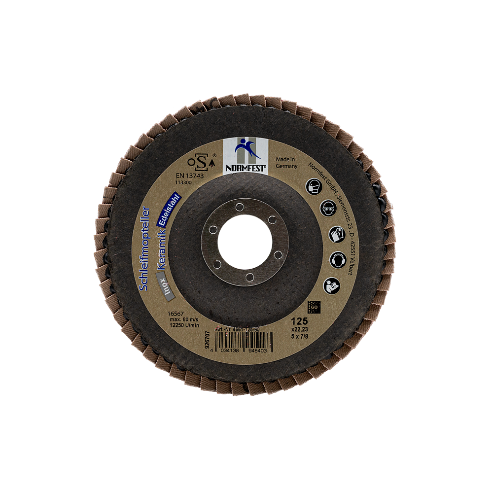 Schleifmopteller Keramik