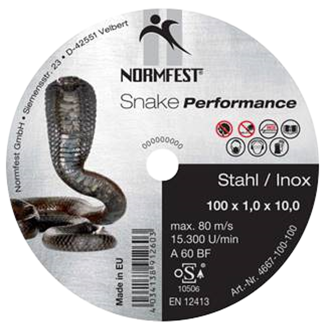 Trennscheiben Snake Performance