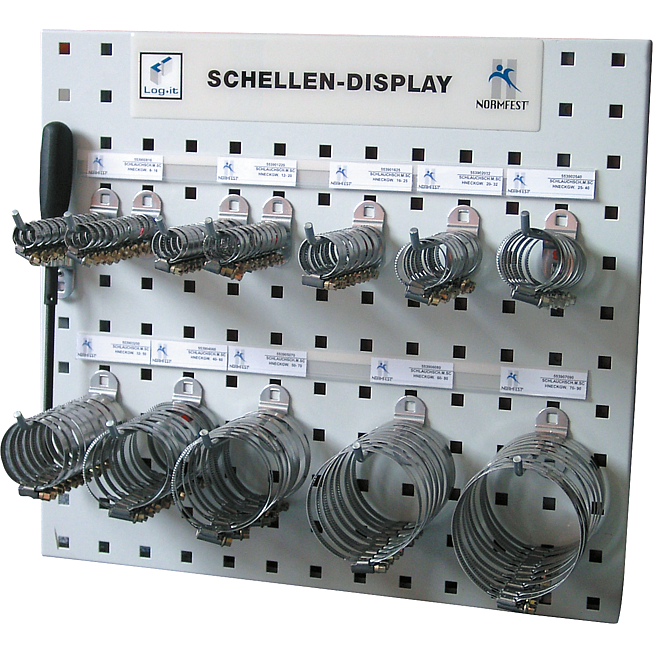 Schlauchschellen-Display