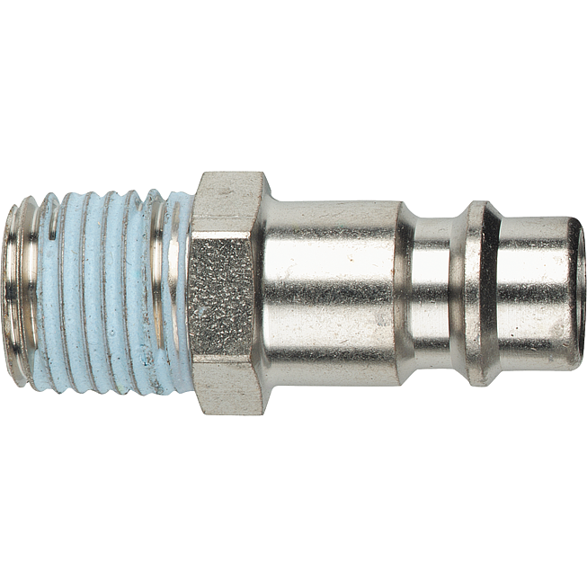 Stecknippel mit Außengewinde