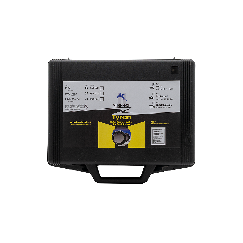 Tyron, Reifen-Reparatur-Set CoPrA® pat. pend für PKW und Motorrad