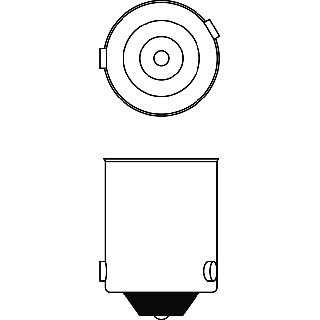 12V 6W Halogen mini Mercedes-Benz