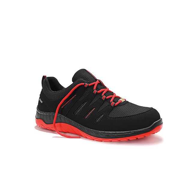 Elten Sicherheitsschuhe S3 Maddox Black-Red Low ESD