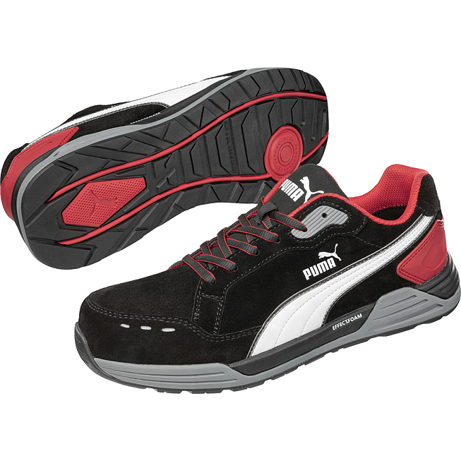 Puma Airtwist Black-Red Low S3 ESD HRO SRC