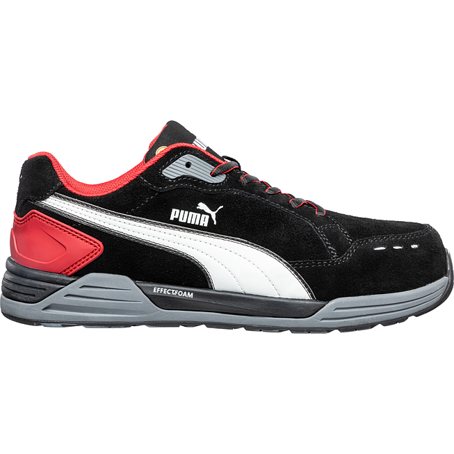 Puma Airtwist Black-Red Low S3 ESD HRO SRC