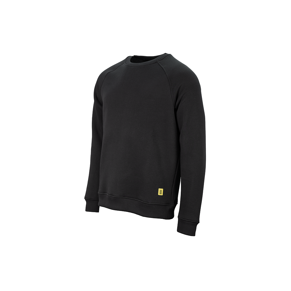 Rundhals-Sweatshirt schwarz XL