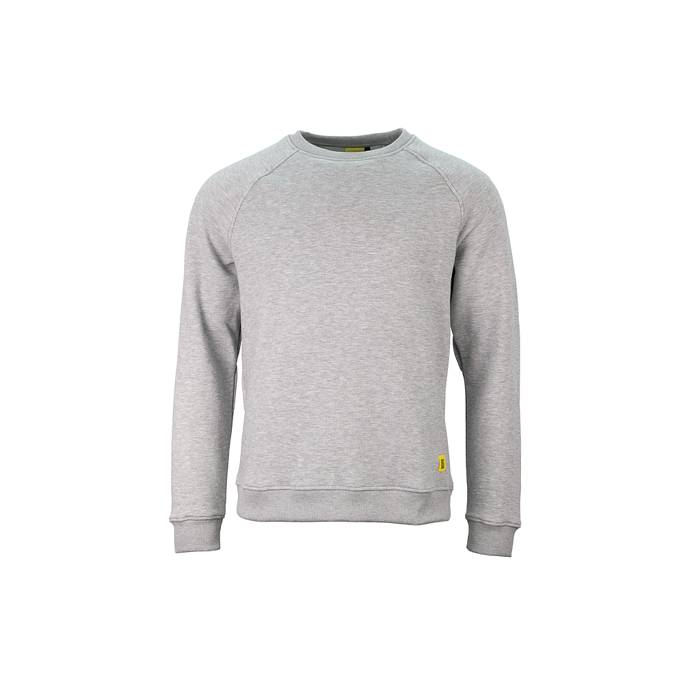Rundhals-Sweatshirt grau