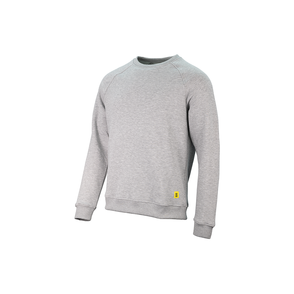 Rundhals-Sweatshirt grau