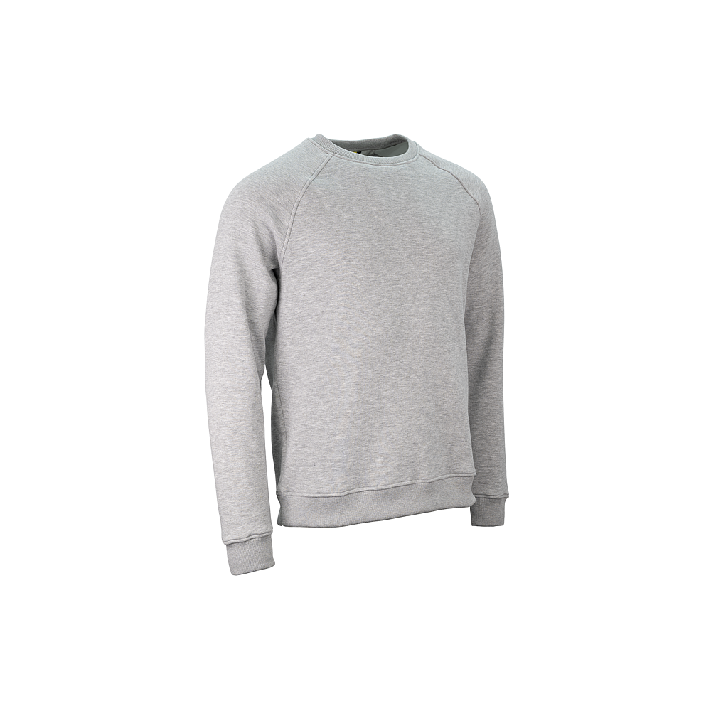 Rundhals-Sweatshirt grau