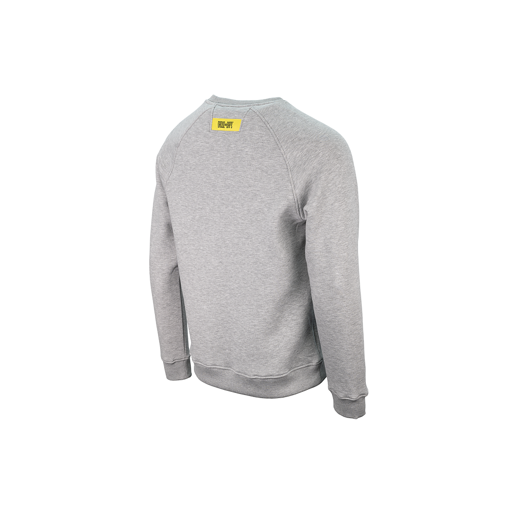 Rundhals-Sweatshirt grau
