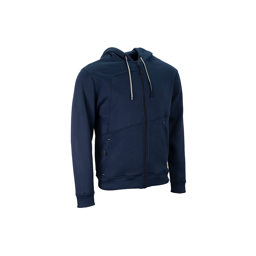 Zip-Sweatjacke mit Hoodie marine XL