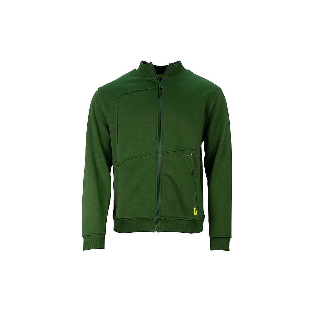 Zip-Sweatjacke grün XL