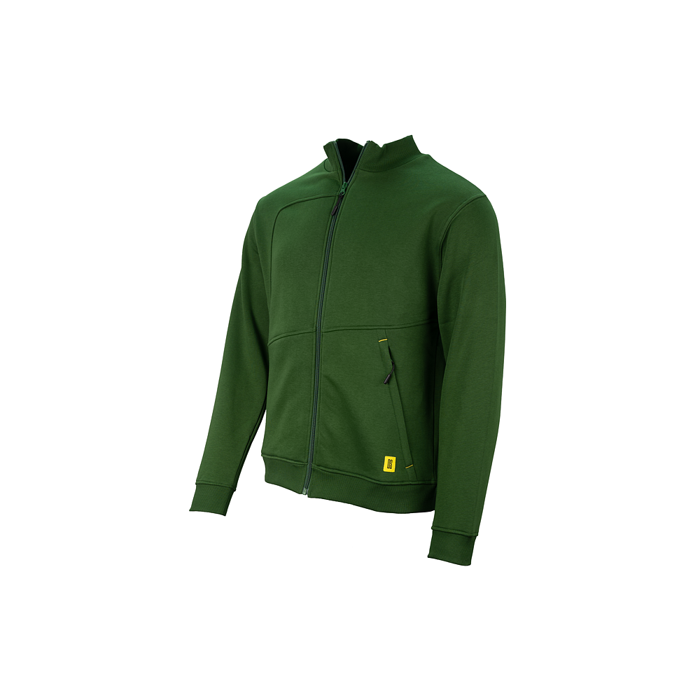 Zip-Sweatjacke grün XL