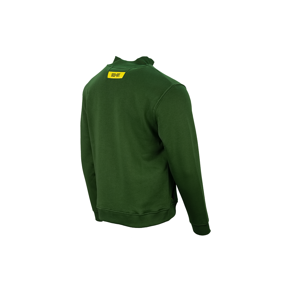 Zip-Sweatjacke grün XL