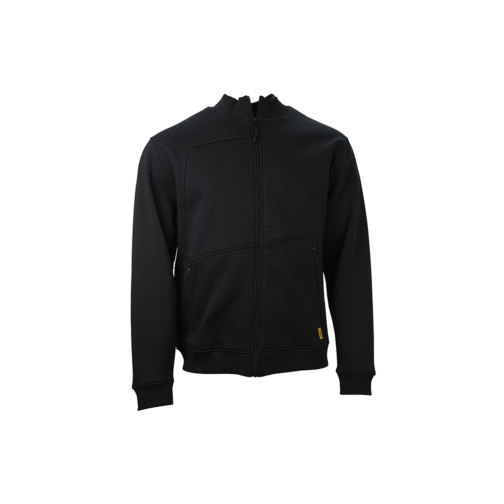 Zip-Sweatjacke schwarz XL