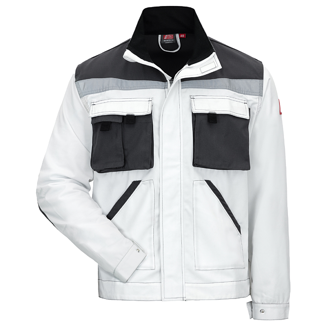 Arbeitsjacke weiss/grau L/52