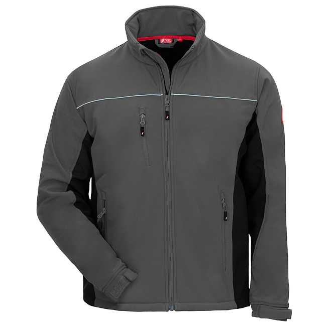 Softshelljacke Herren grau/schwarz XXXL
