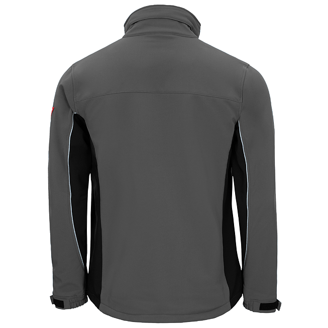 Softshelljacke Herren grau/schwarz XXXL