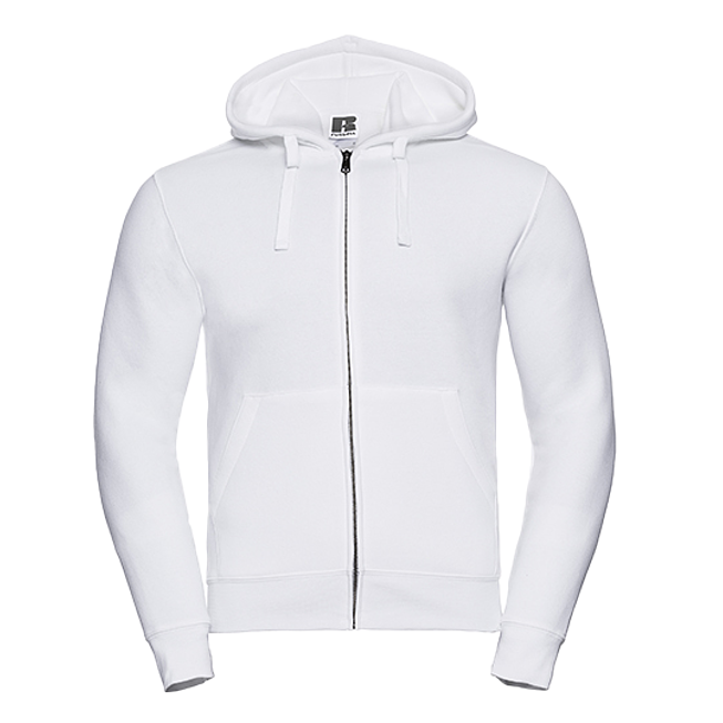 Zip-Sweatjacke weiss S