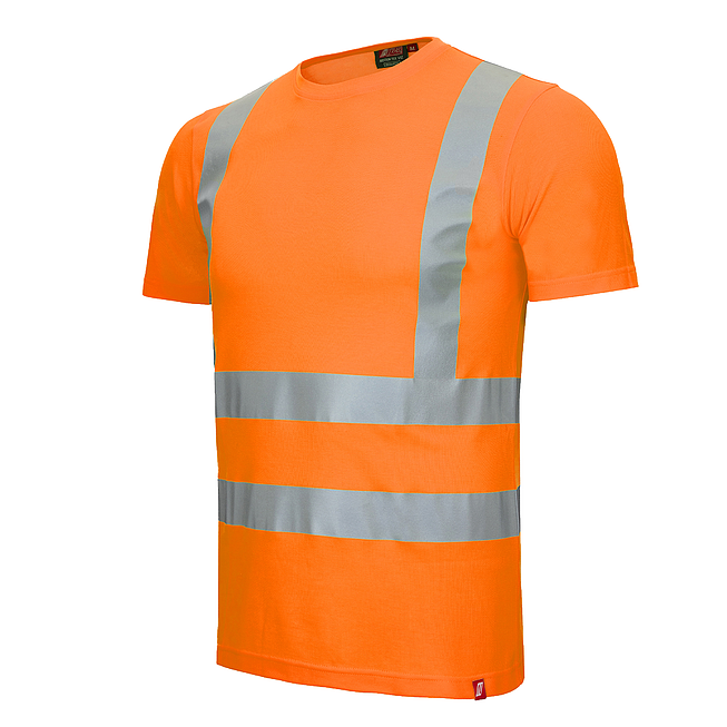 Warnschutz- T-Shirt neonorange L