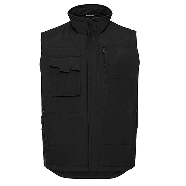 Heavy Duty Workwear Gilet Black