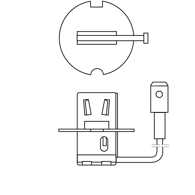 24V H3 Hauptscheinwerferlampe HDLL