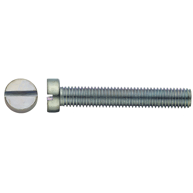 Zylinderschraube DIN 84 4.8 vz, Schlitz M4 x 8