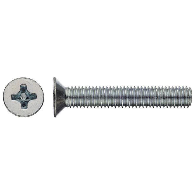Senkschraube DIN 965 4.8 vz, H 2 M4 x 35