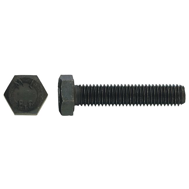 Sechskantschraube DIN 933 8.8, SW 13 M8 x 60