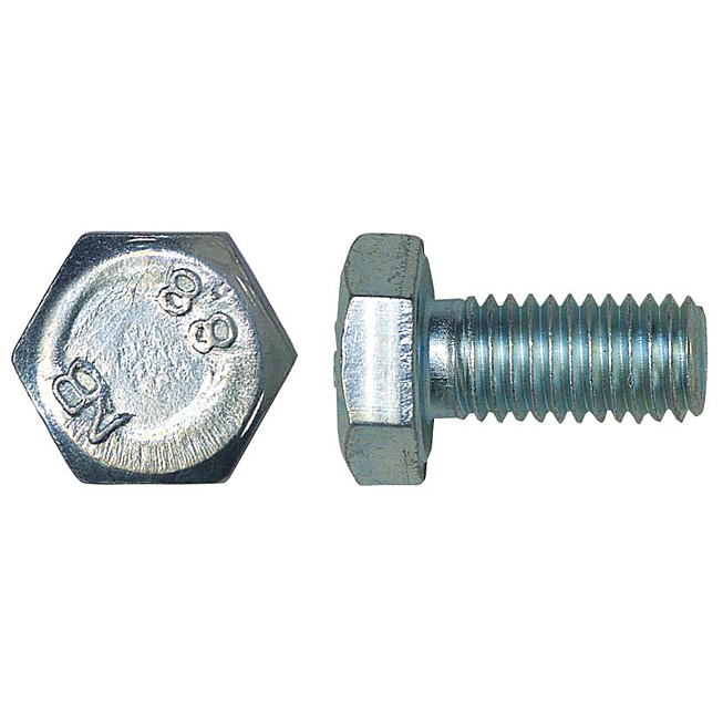 Sechskantschraube DIN 933 8.8 vz, SW 17 M10 x 16