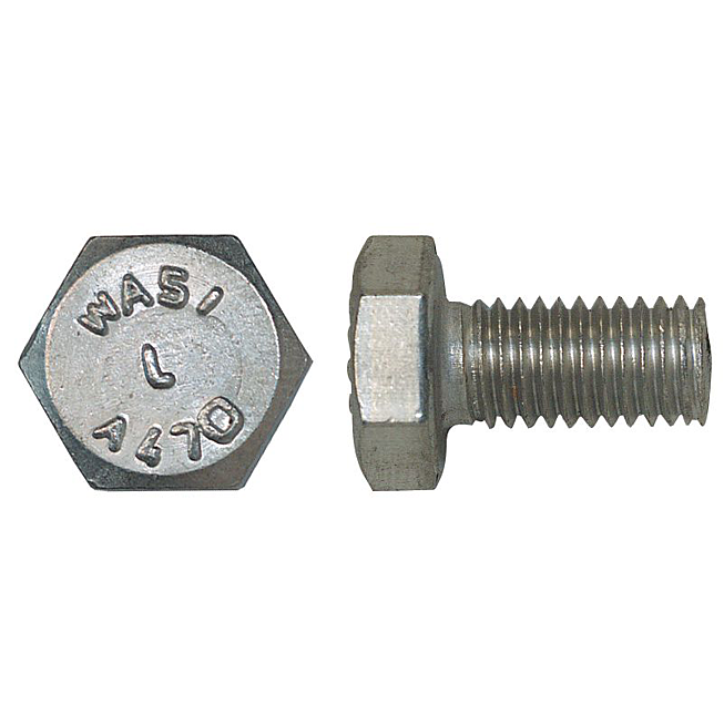 Sechskantschraube DIN 933 A4, SW 24 M16 x 25
