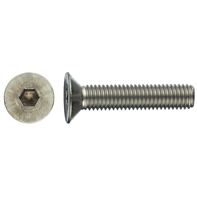 Senkschrauben ISO 10642 A2-70, ISK 6 M10 x 70