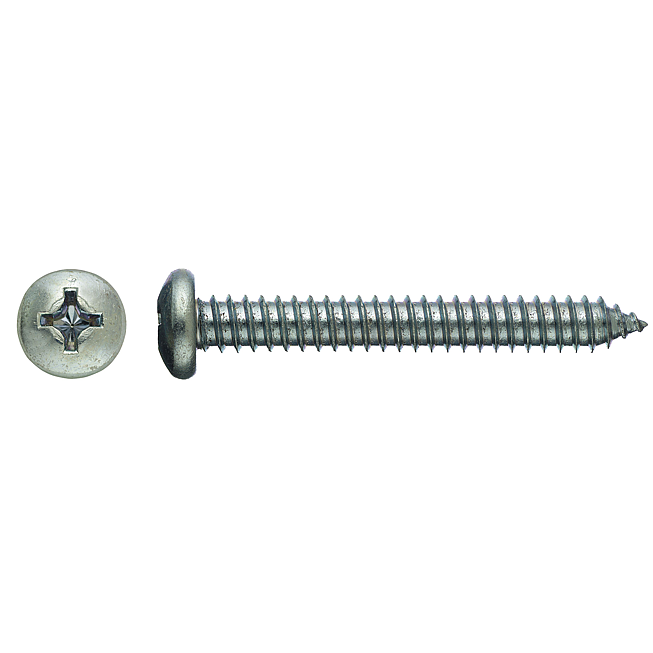 Blechschraube Linsenkopf DIN 7981 vz, Form C, H 2 4,8 x 120