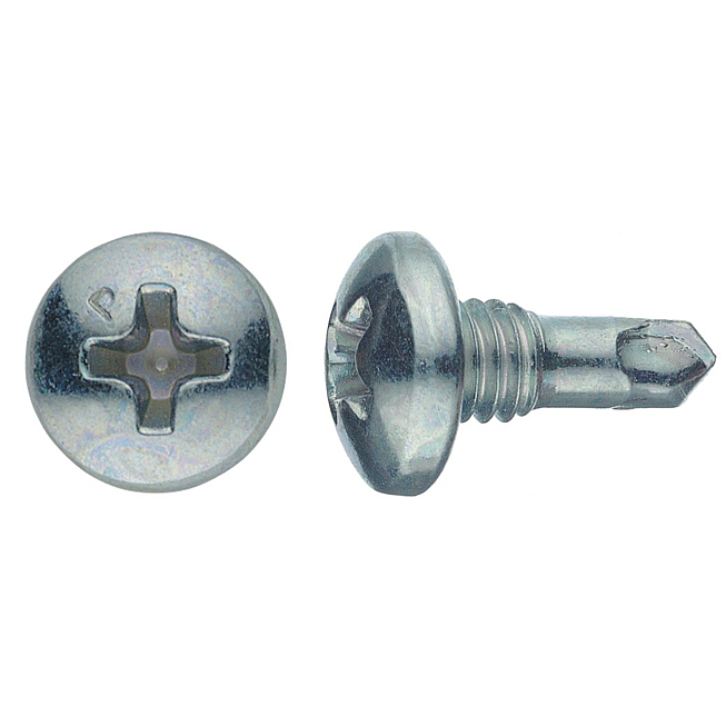 SebS Bohrschraube Minipoint Linsenkopf &auml;hnl. DIN 7504-N vz, H 2 M4 x 10