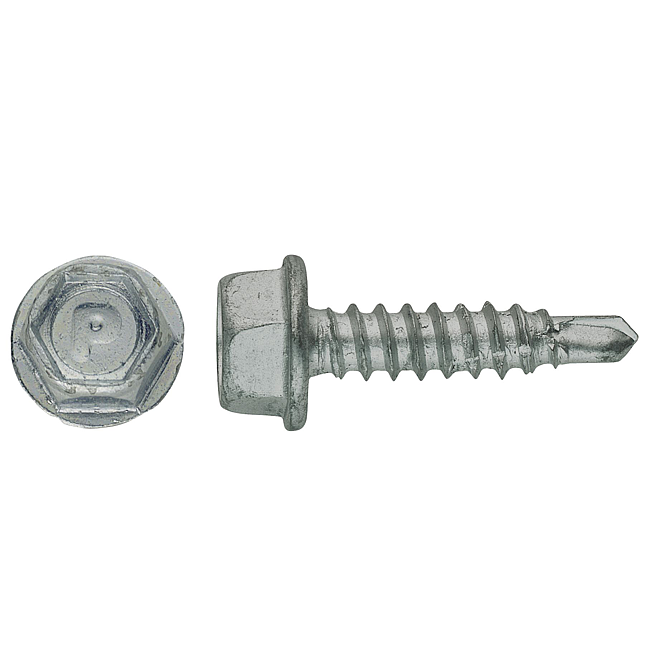 SebS Bohrschraube Sechskantkopf mit reduz &auml;hnl. DIN 7504-K vz, SW 8 4,8 x 19