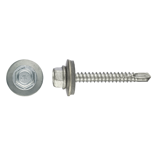 SebSta Bohrschraube Sechskantkopf Bimetall A2/Stahl RUSPERT® 6,3 x 38