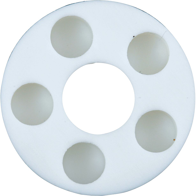 Distanzröllchen Weiß Polyethylen 6,5 x 18 x 6,0