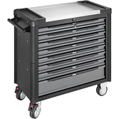 V4481-X;Werkstattwagen Series XL Edelstahl, leer