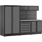 V6000-3XD-X;SCHRANKWAND KOMBI MODUL 700MM-EDELSTAHL