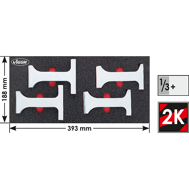 V4915;EINLAGE 1/3+ DRUCKFUSS-SATZ