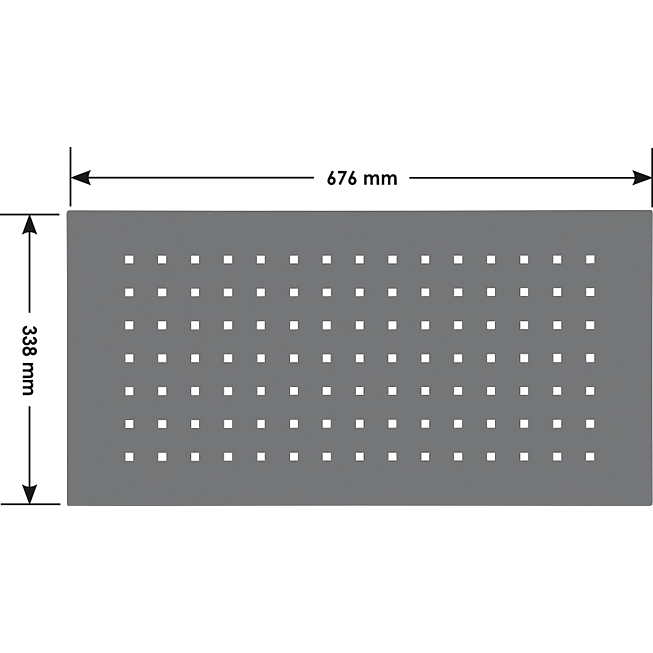 V6000-05;LOCHWANDPLATTE SATZ , 677 x 342 MM