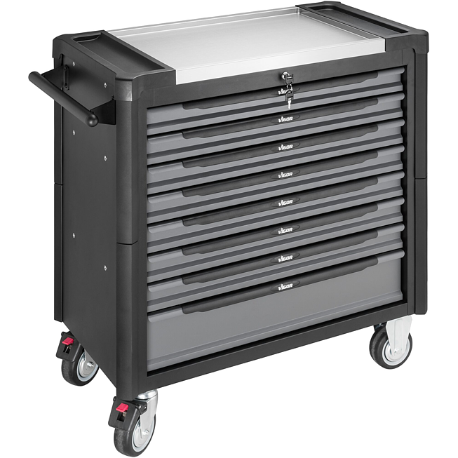 V4481-X;Werkstattwagen Series XL Edelstahl, leer