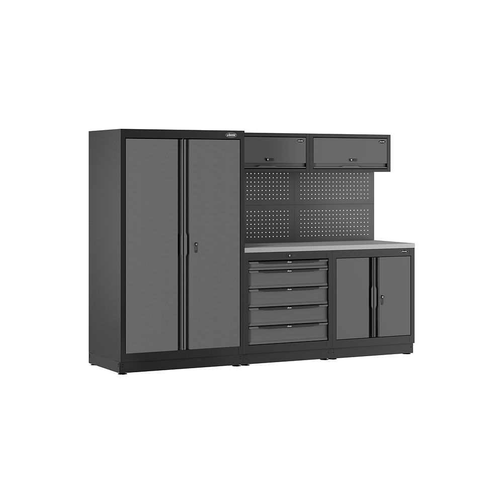V6000-3XD-X;SCHRANKWAND KOMBI MODUL 700MM-EDELSTAHL